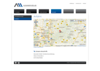 Screenshot Inhaltsseite Alexander Müller Feinblechverarbeitung